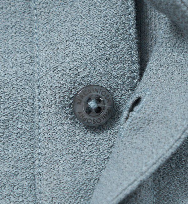 MACKINTOSH PHILOSOPHY「パイル調ドライミックス スキッパーポロ」|ポロシャツ|