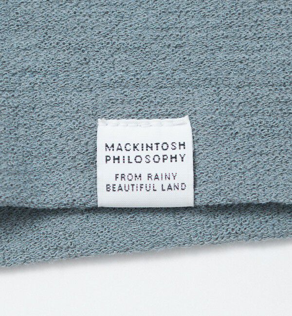 MACKINTOSH PHILOSOPHY「パイル調ドライミックス スキッパーポロ」|ポロシャツ|