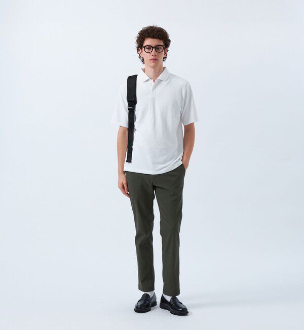 MACKINTOSH PHILOSOPHY「パイル調ドライミックス スキッパーポロ」|ポロシャツ|