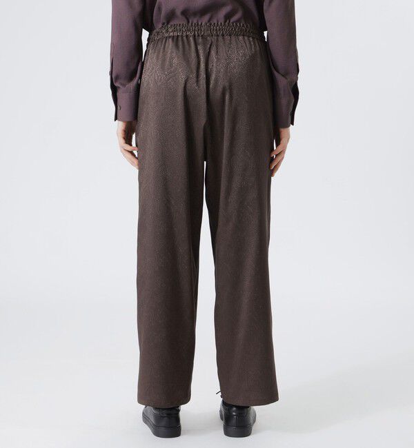  「サテンジャカード ワイドパンツ」|その他|