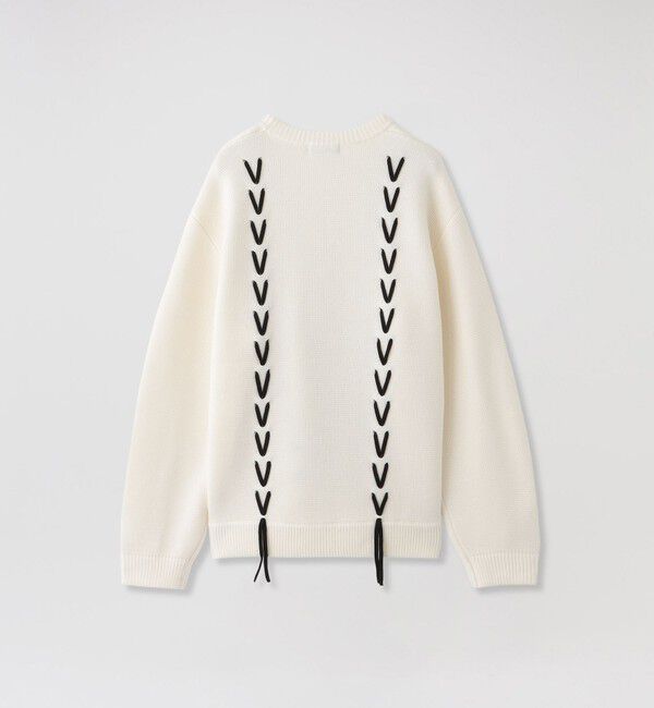  「【UNISEX】Vスレッドプルオーバー」|ニット・セーター|