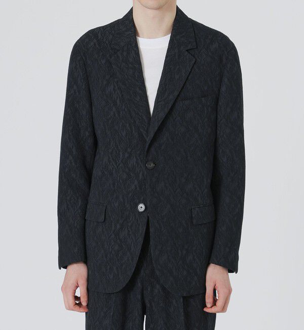  「クラックジャカードジャケット」|テーラードジャケット|