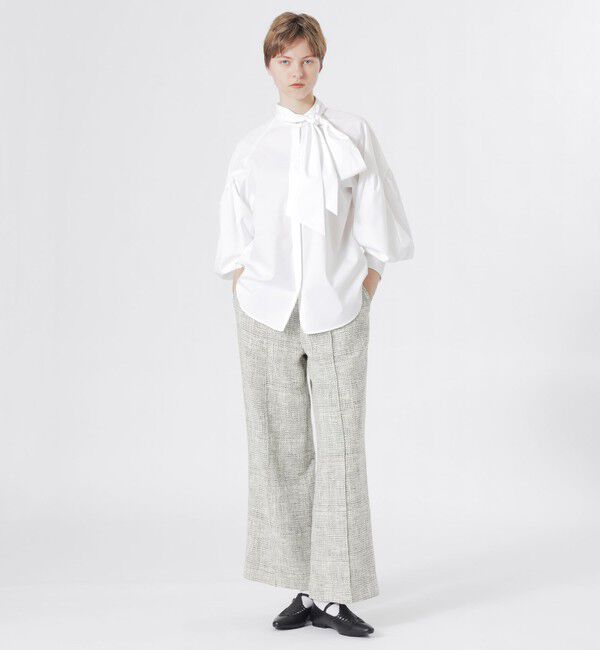  「ボリュームスリーブスカーフブラウス」|シャツ・ブラウス|