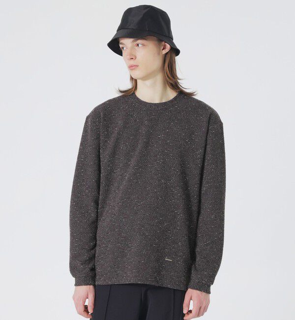  「ファンシーツイードロンＴ」|Tシャツ・カットソー|グレー