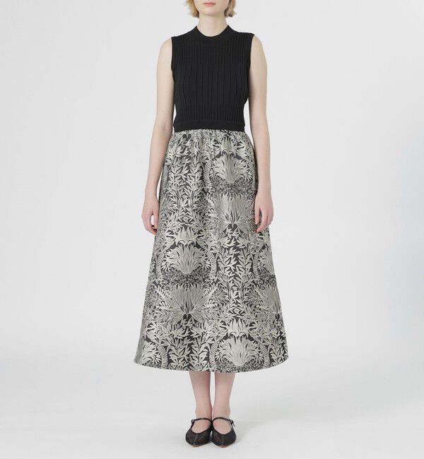  「ニットブロックワンピース」|ワンピース|