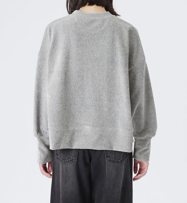  「ラメニットコーデュロイプルオーバー」|Tシャツ・カットソー|