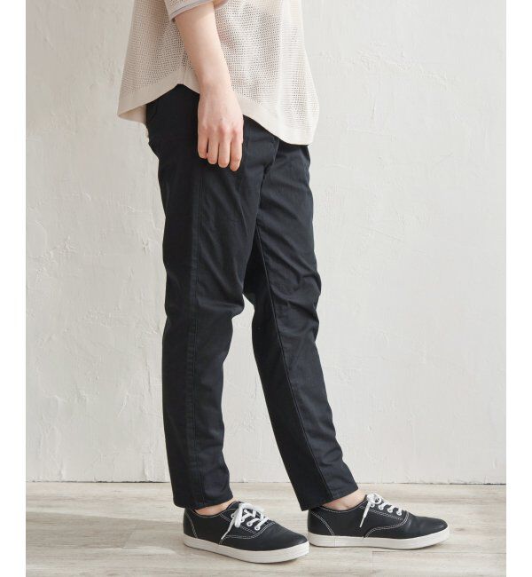 Lbc with Life「さらひやジップレスパンツ」|その他|ブラック