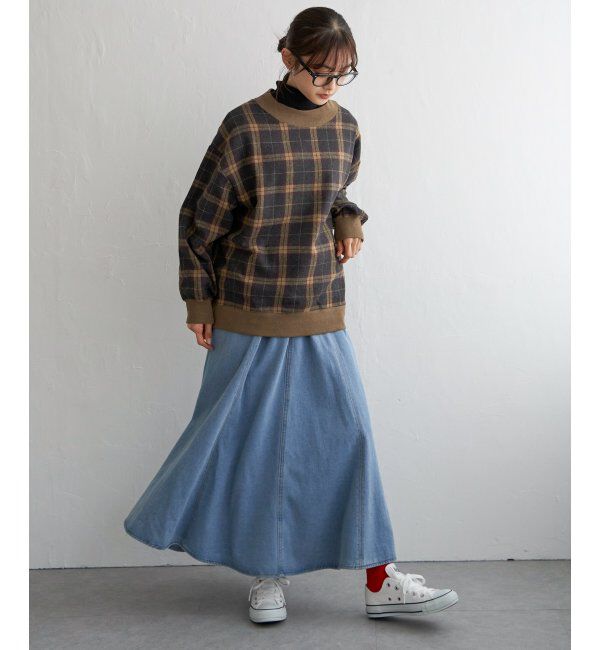 Lbc with Life「チェック切り替えリブプルオーバー」|その他|