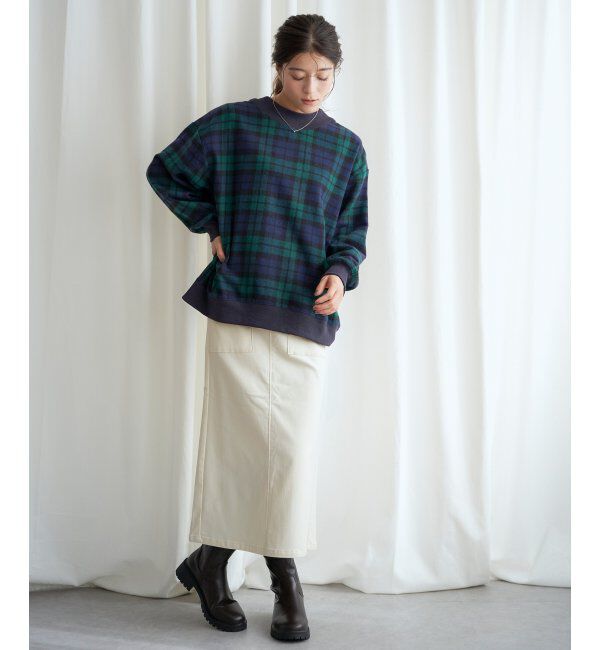 Lbc with Life「チェック切り替えリブプルオーバー」|その他|