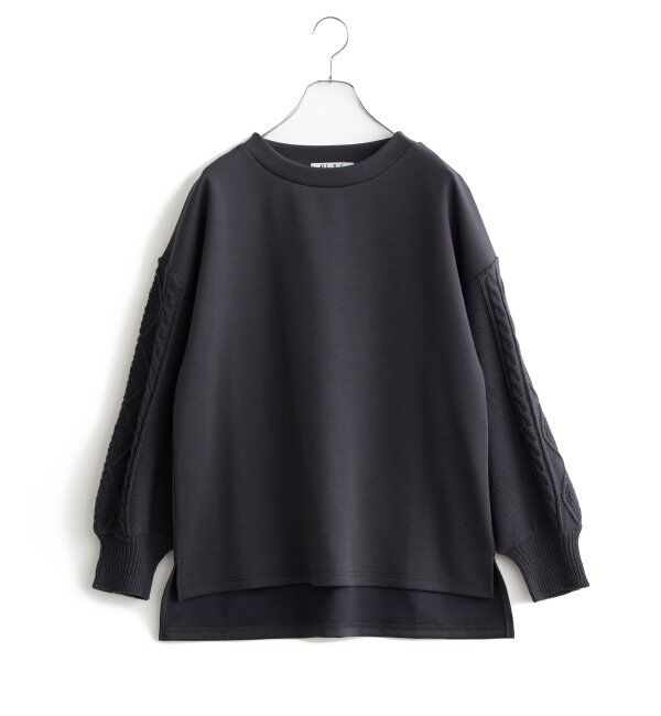 Lbc with Life「ポンチケーブルニットスリーブプルオーバー」|その他|