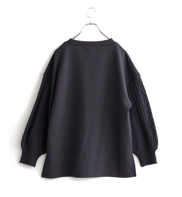 Lbc with Life「ポンチケーブルニットスリーブプルオーバー」|その他|