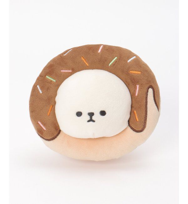 Lbc with Life「PLUFFY かぶりもの オールドファッションチョコ」|クッション・クッションカバー|