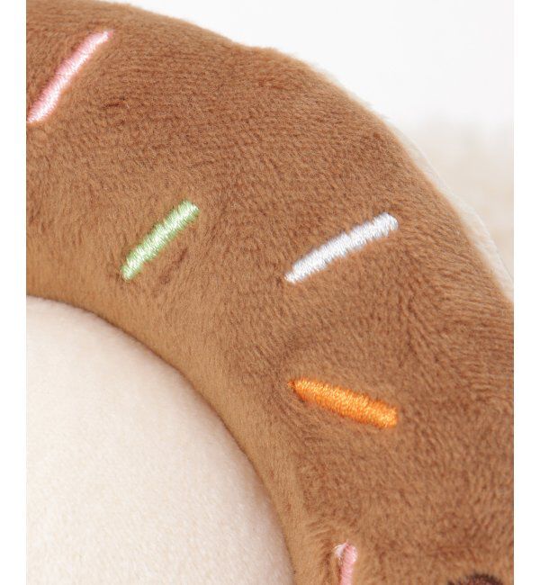 Lbc with Life「PLUFFY かぶりもの オールドファッションチョコ」|クッション・クッションカバー|