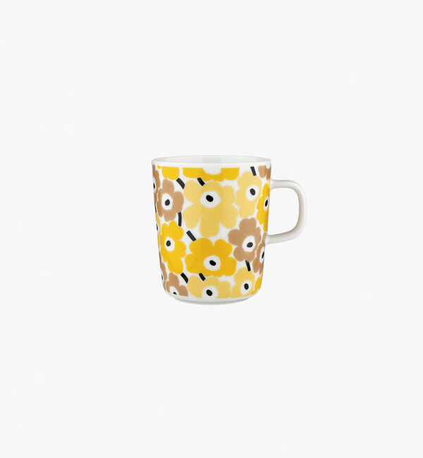 Marimekko「【日本限定】Mini Unikko マグカップ 250ml」|その他|ベージュ&times;イエロー