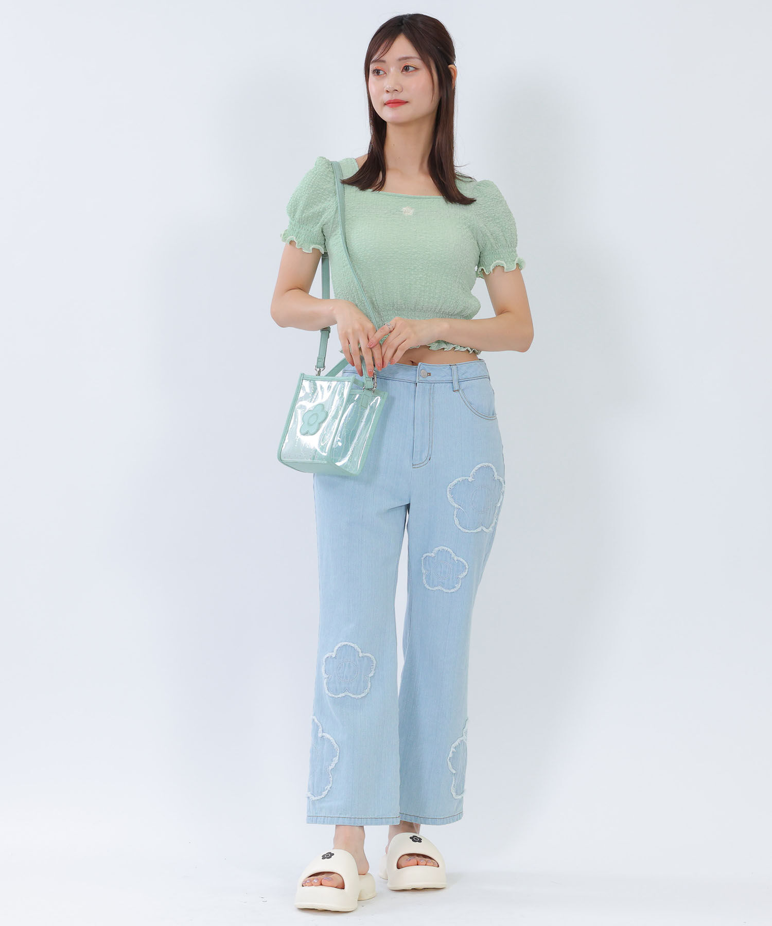 MARY QUANT「デイジープリントEVA サンダル」|サンダル|