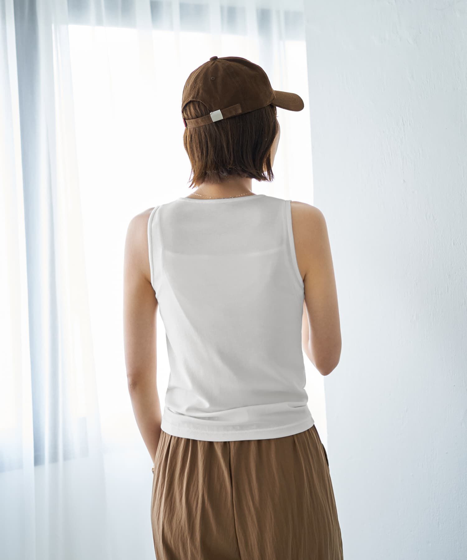 STYLE DELI「とろけるノースリカットソートップス」|Tシャツ・カットソー|