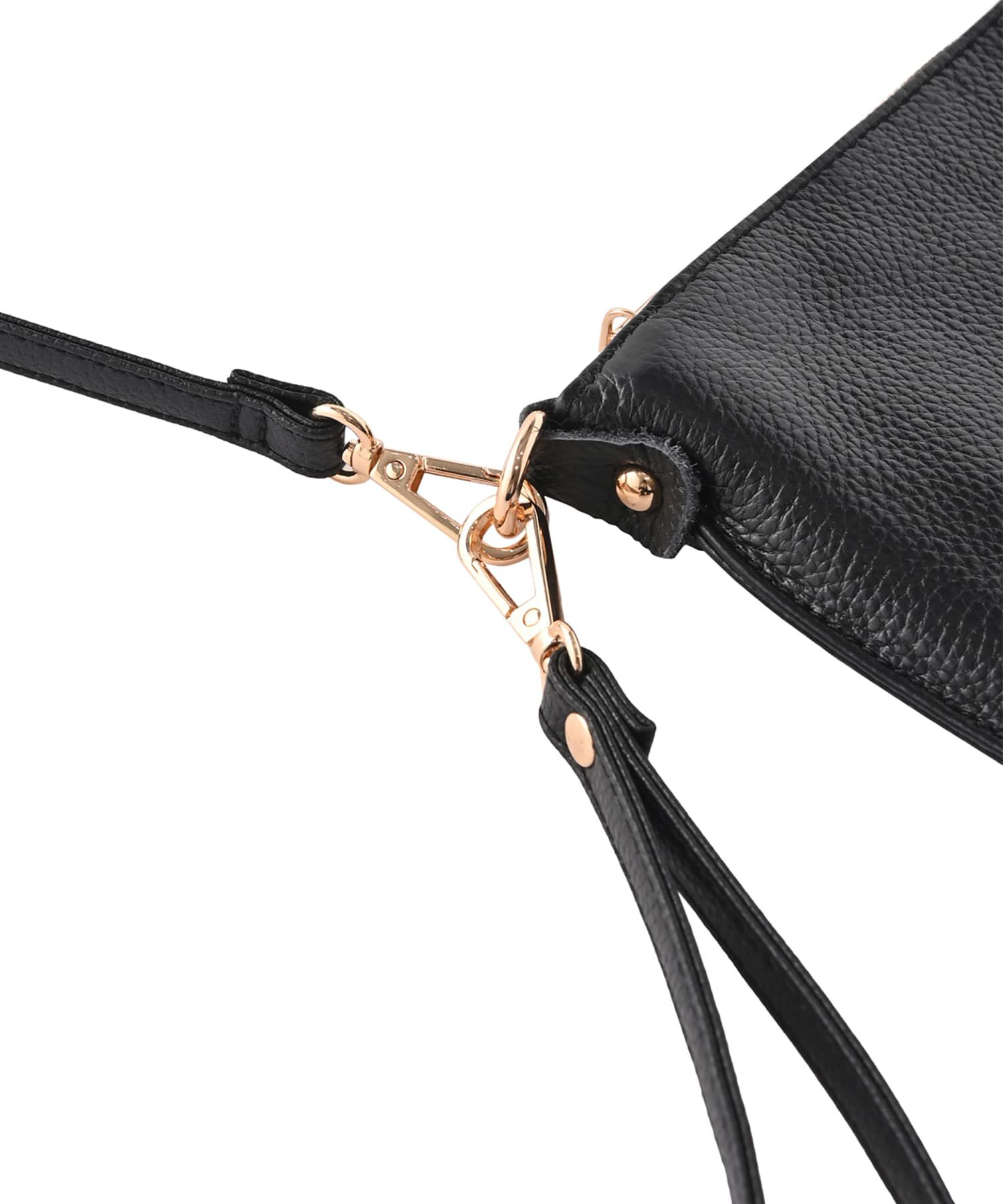 STYLE DELI「【DELI by】リアルレザー2WAYミニショルダー＆クラッチバッグ」|ショルダー・メッセンジャー|