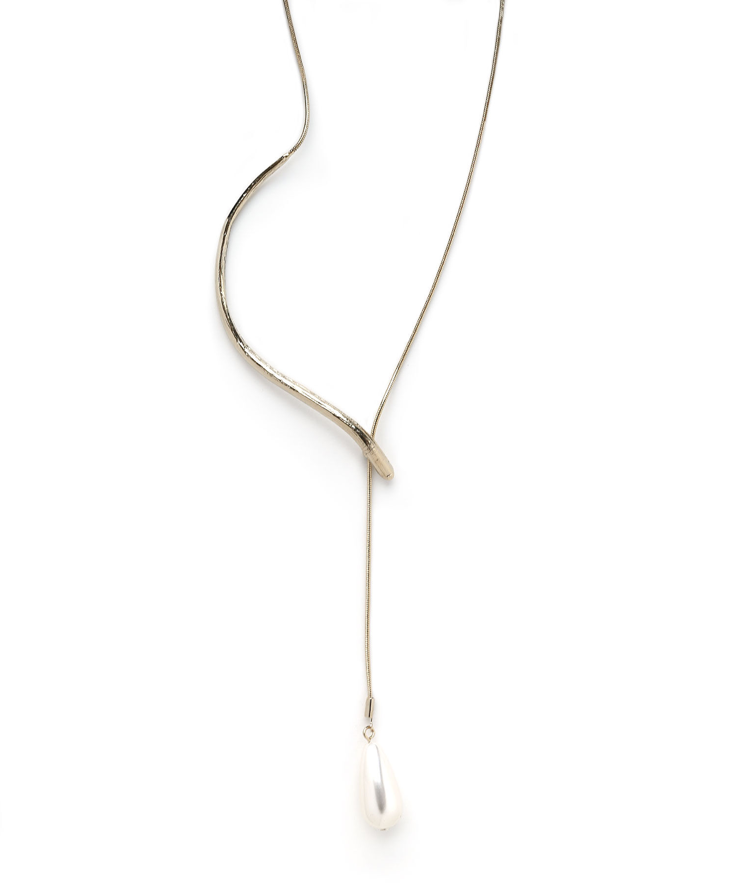 colleca la「Yライン ドロップパールネックレス」|ネックレス|