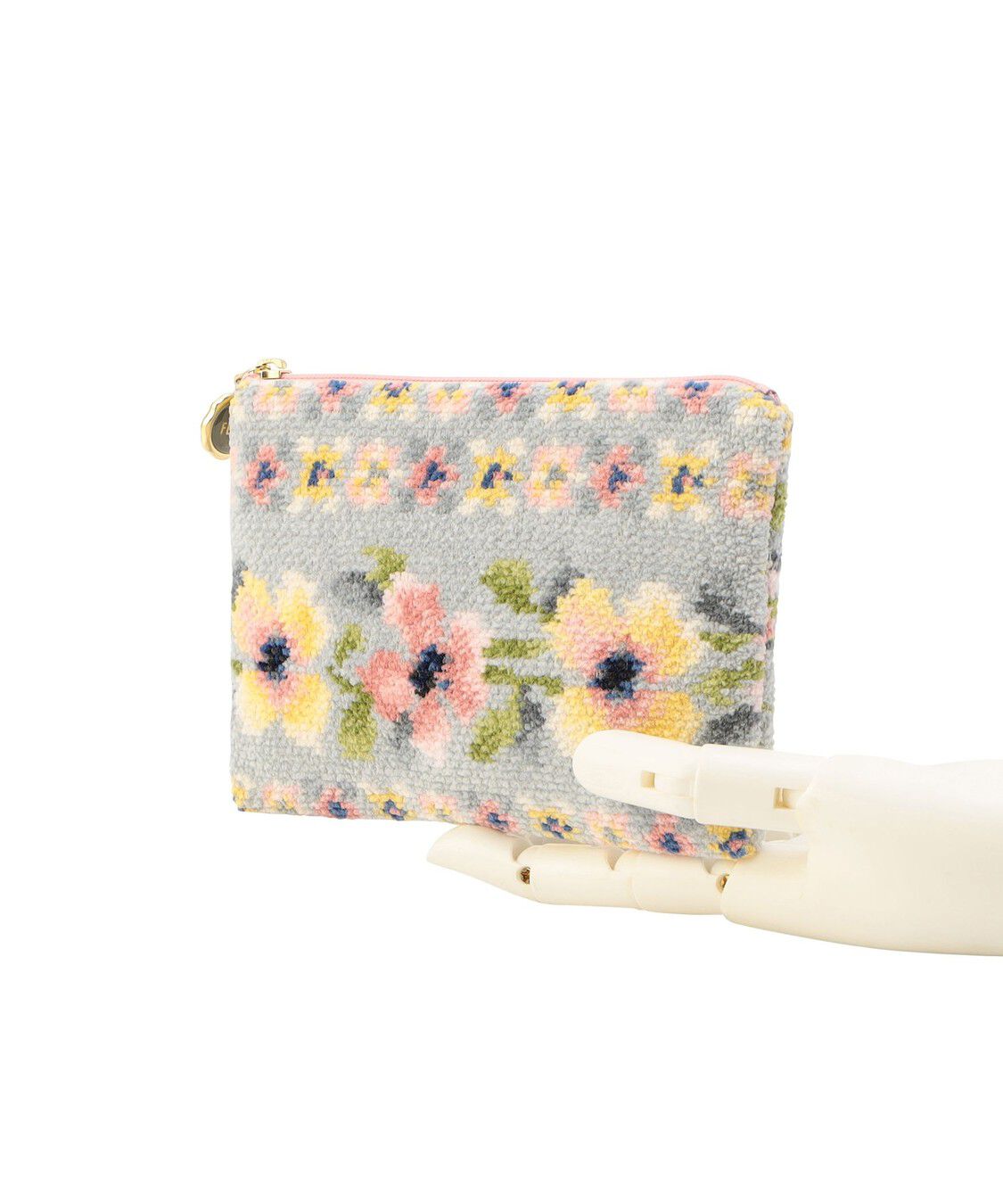 FEILER「エアリーガーデン　フラットポーチ　AGA-257218」|ポーチ|