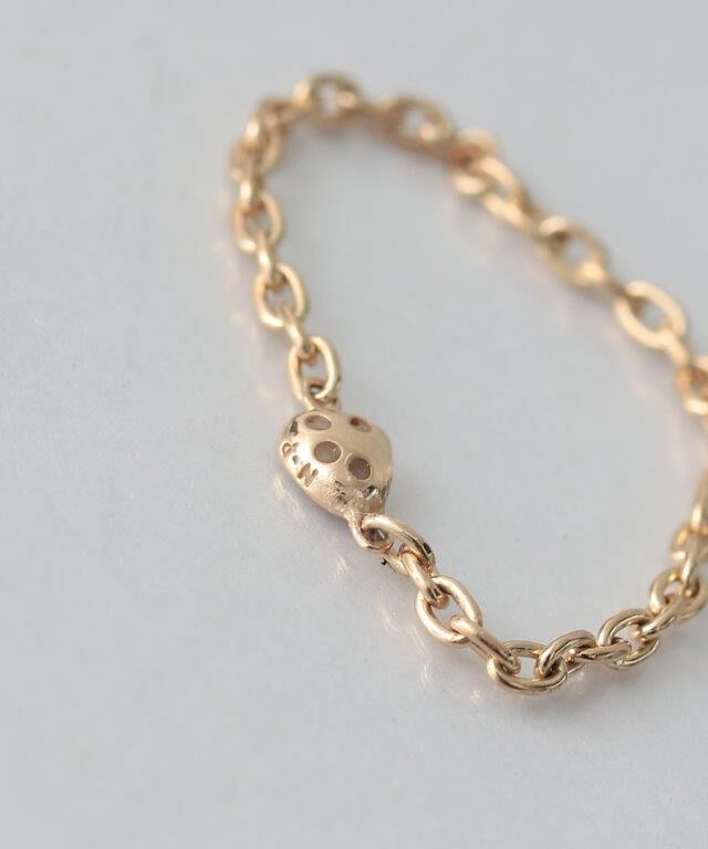  「Fri K10 パヴェダイヤモンド チェーンリング」|リング|