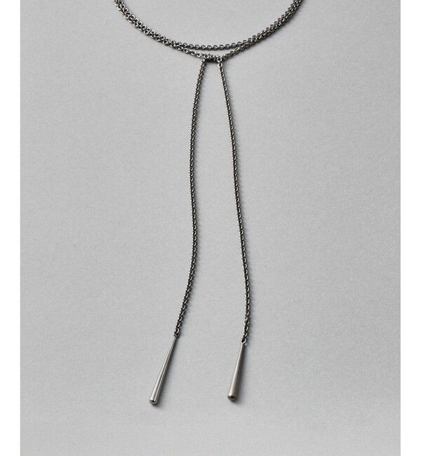 Jouete「[コネクト] スーパーロング ネックレス ラリエット」|ネックレス|ブラック系その他