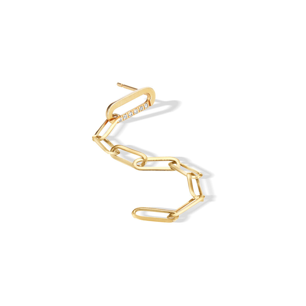 STAR JEWELRY「DIAMOND LINK CHAIN」|ピアス|