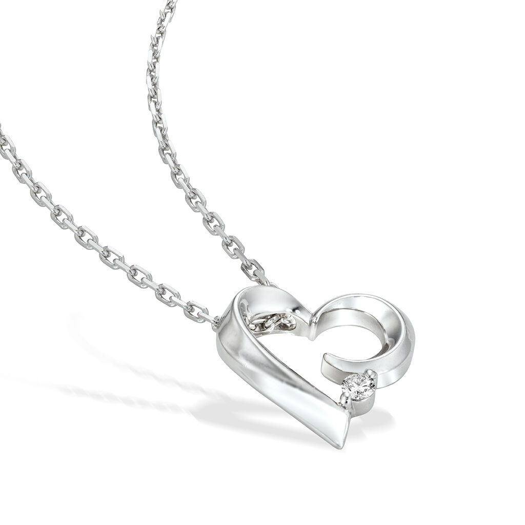 STAR JEWELRY「HEART MOON」|ネックレス|