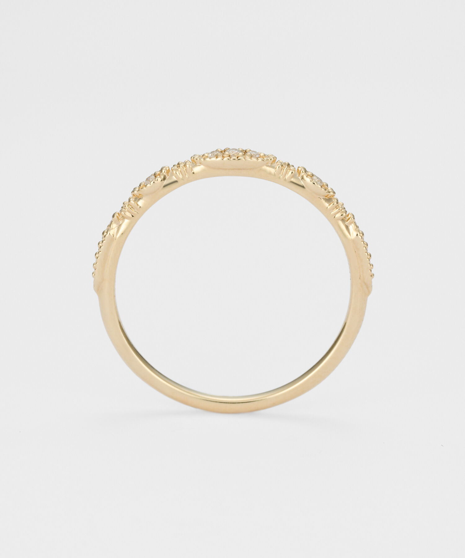 agete「K10ダイヤモンドリング（0.02ct）」|リング|