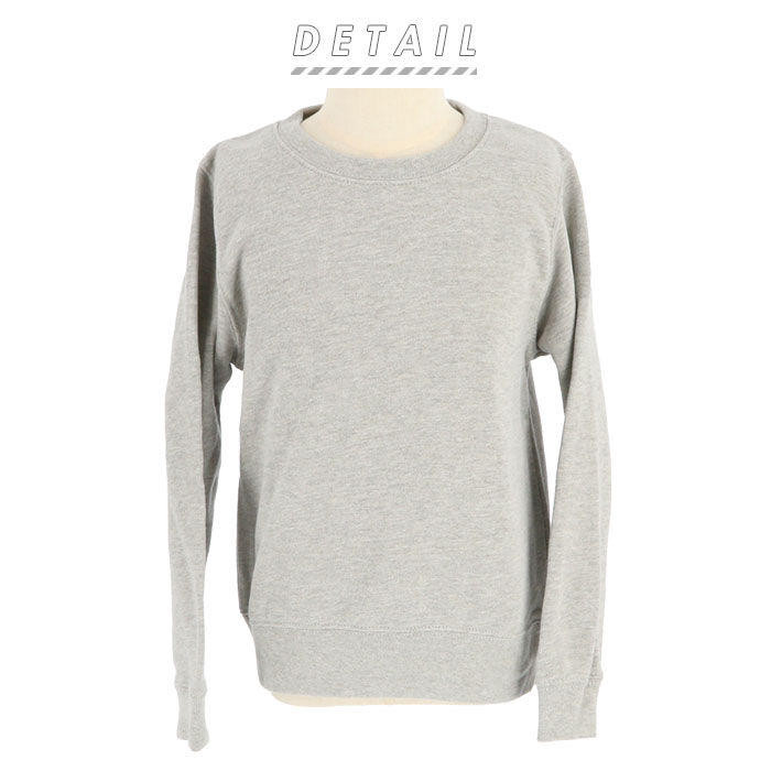 BACKYARD FAMILY「トレーナー キッズ 通販 ジュニア クルーネックライトトレーナー スウェット ルームウェア 100」|その他ベビーウェア|