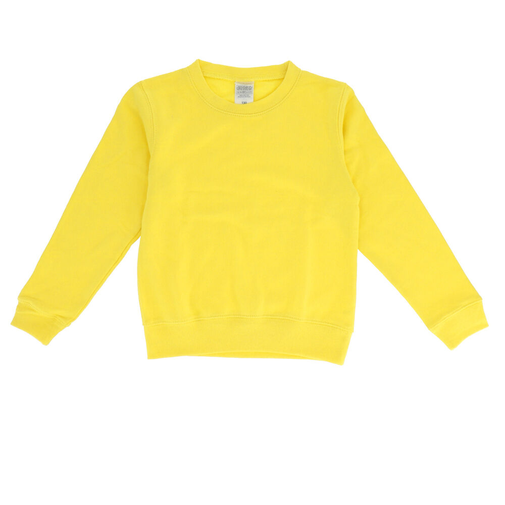 BACKYARD FAMILY「トレーナー キッズ 通販 ジュニア クルーネックライトトレーナー スウェット ルームウェア 100」|その他ベビーウェア|イエロー1