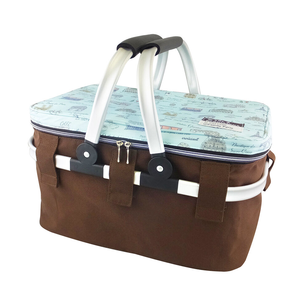 BACKYARD FAMILY「保冷バスケット おしゃれ 通販 保冷バッグ 大容量 丈夫 クーラーバスケット お弁当」|エコバッグ|グリーン1