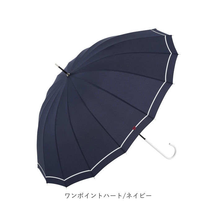 BACKYARD FAMILY「傘 16本骨 レディース 通販 because 長傘 軽量 ブランド 日傘 晴雨兼用 uvカット」|傘|