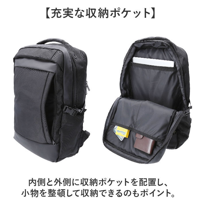 BACKYARD FAMILY「REGISTA レジスタ ビジネスリュック スクエア型 大容量 通販 ビジネスバッグ バックパック」|リュック|