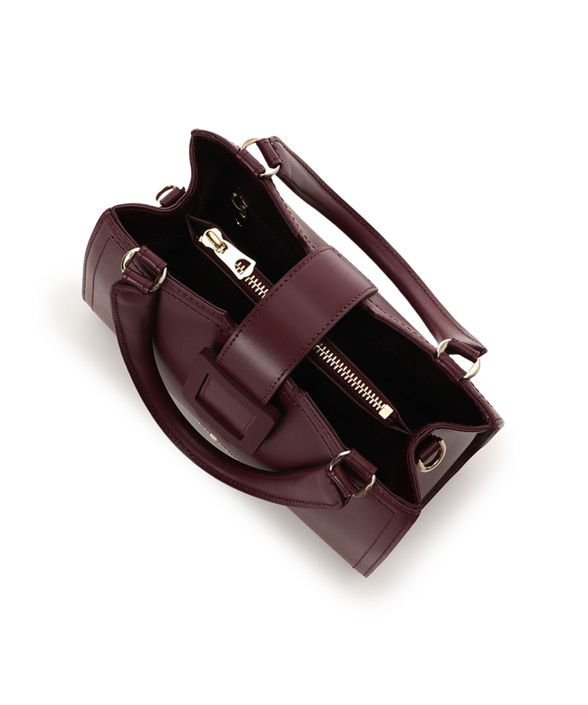 Samantha Thavasa「ベルトデザイン レザーハンドバッグ」|ハンドバッグ|