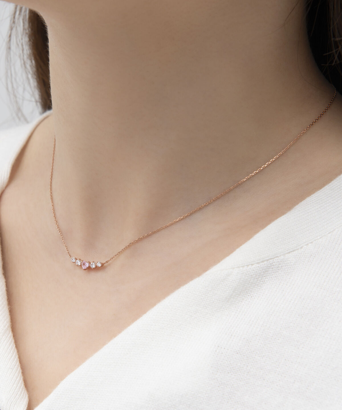 SAMANTHA SILVA「「オンライン限定」ハートストーンネックレス」|ネックレス|