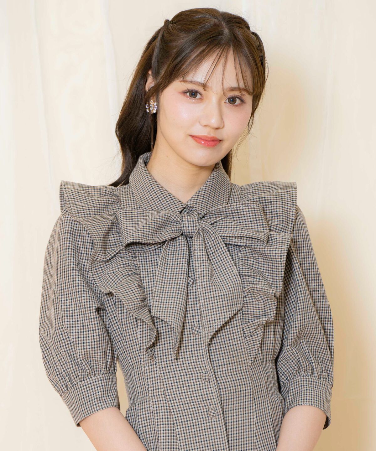 WILLSELECTION「タックウエストフリルシャツワンピース」|ワンピース|