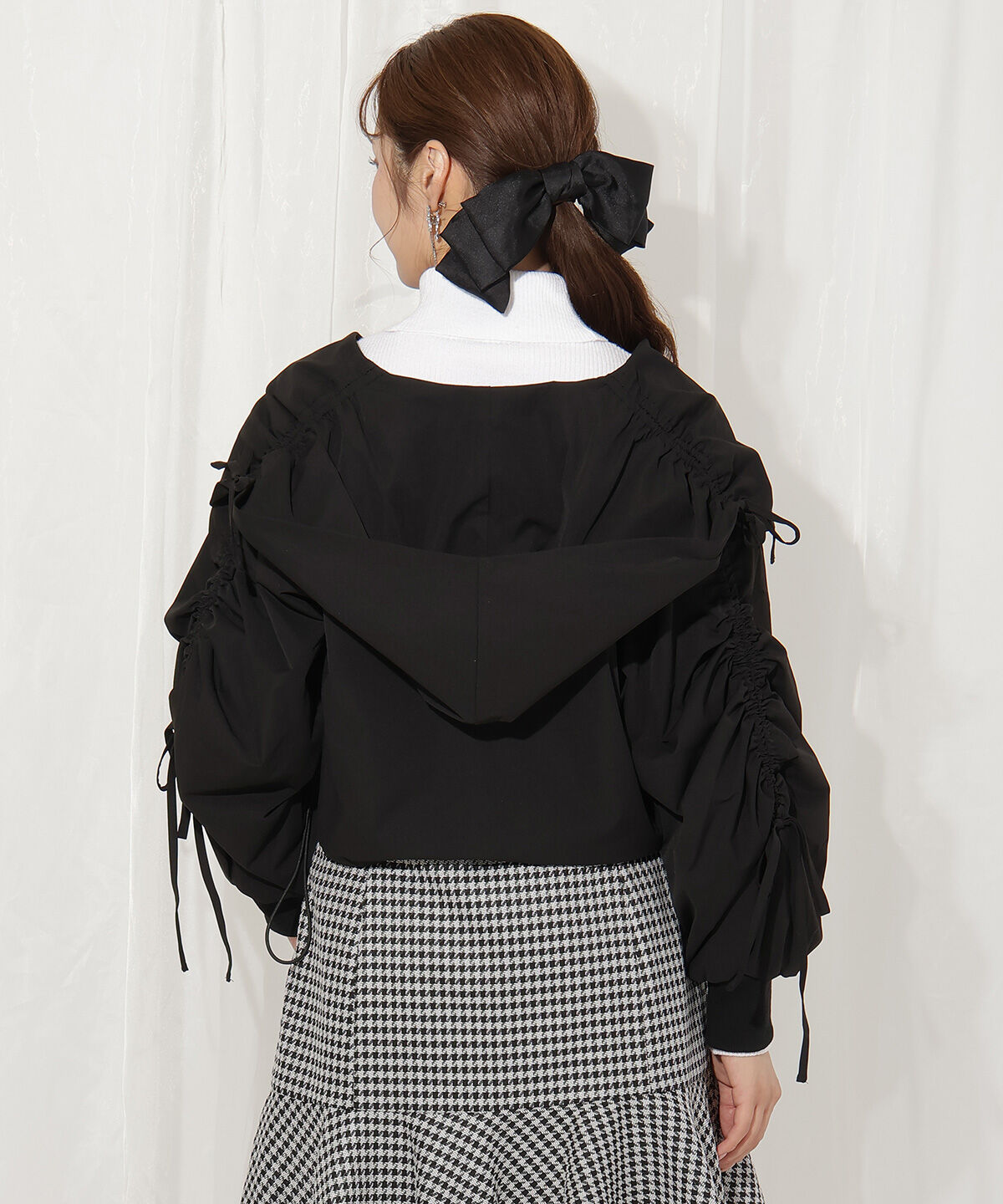 WILLSELECTION「ハートカラーギャザーブルゾン」|ブルゾン・スタジャン|