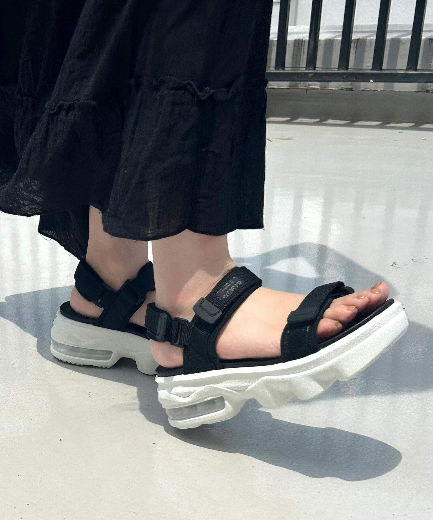 ORiental TRaffic「【アウトレット価格】ボリュームソールダブルベルトサンダル/OT3216 サンダル 人気 トレンド 売れてる」|サンダル|