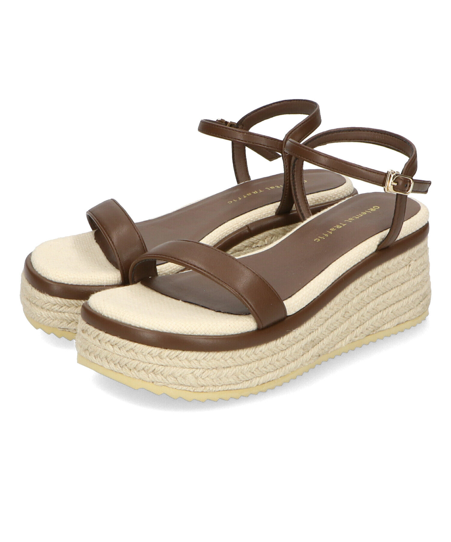 ORiental TRaffic「【アウトレット価格】厚底ジュートソールサンダル/41224 厚底 サンダル 人気 トレンド 売れてる」|サンダル|