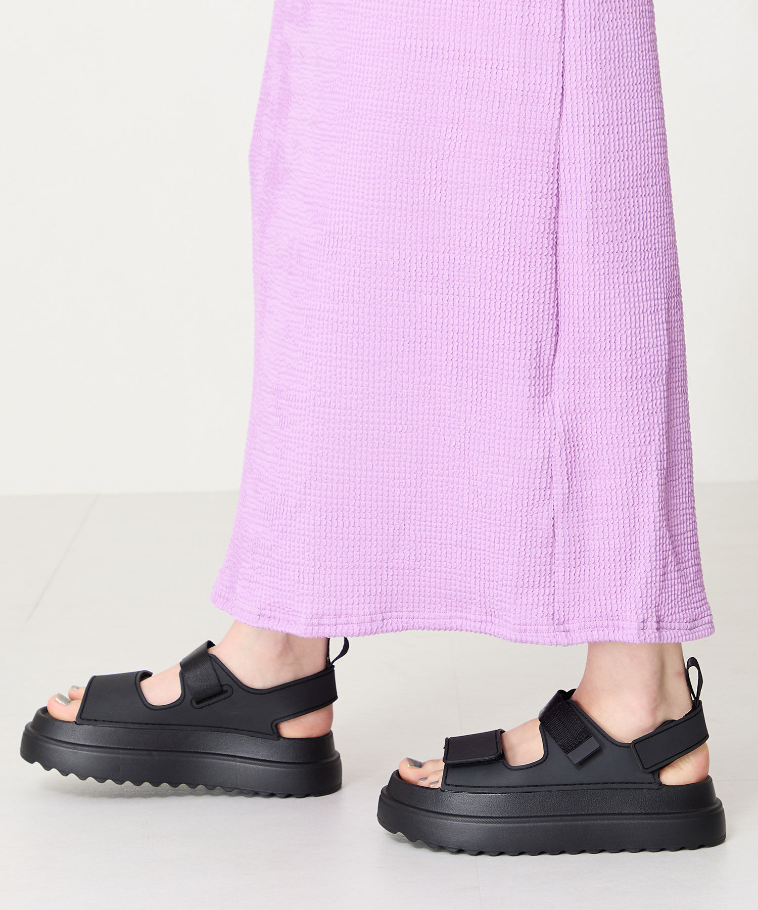 ORiental TRaffic「【リカバリーサンダル】ベルクロ EVAサンダル /OT3228 軽量 サンダル 人気 厚底」|サンダル|