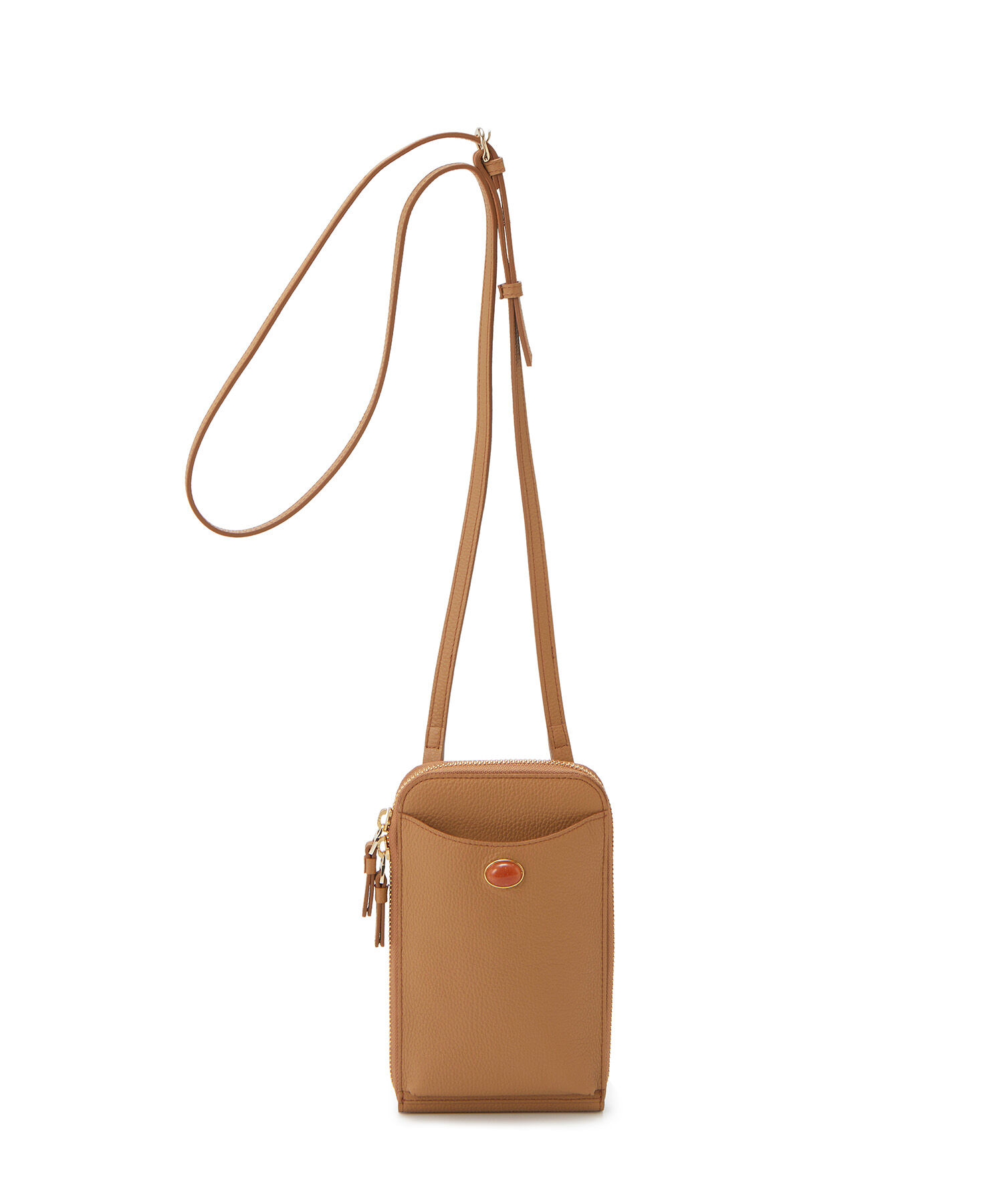 TOPKAPI 「【TOPKAPI】 gemdrops ジェムドロップ ミニエンボスレザー 天然石 スマホショルダー」|トートバッグ|