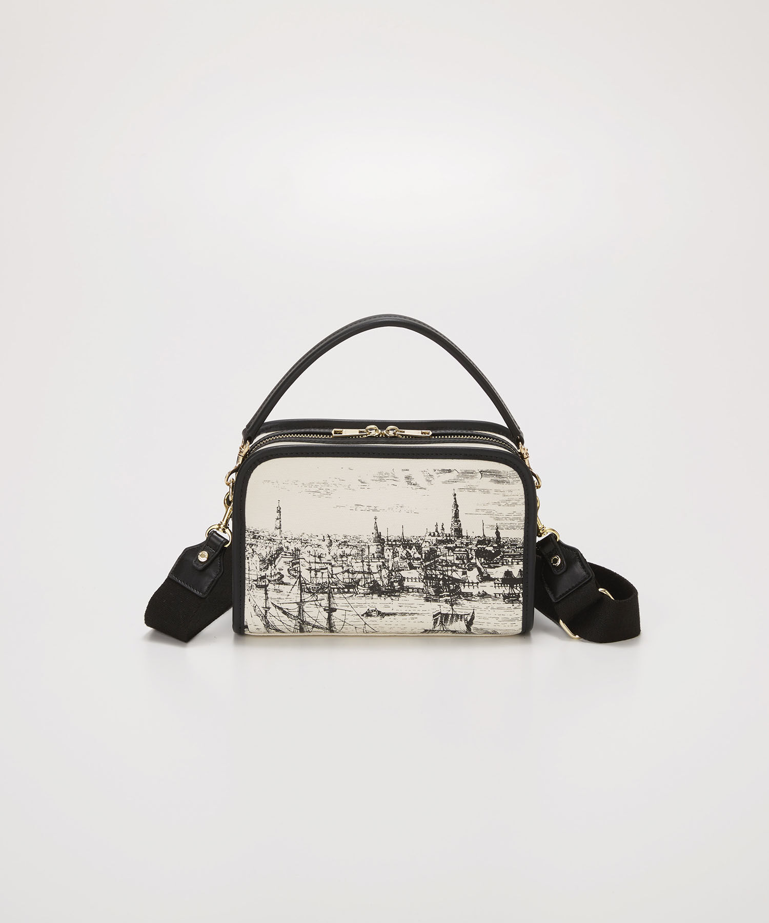 TOPKAPI TREASURE「【TREASURE TOPKAPI】キャンバス プリント ワンハンドル ショルダーバッグ」|ショルダー・メッセンジャー|