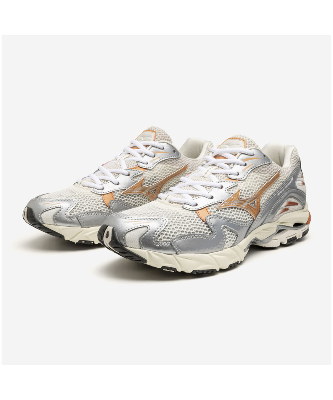 MIZUNO「WAVE RIDER 10」|スニーカー|オフホワイトオレンジ