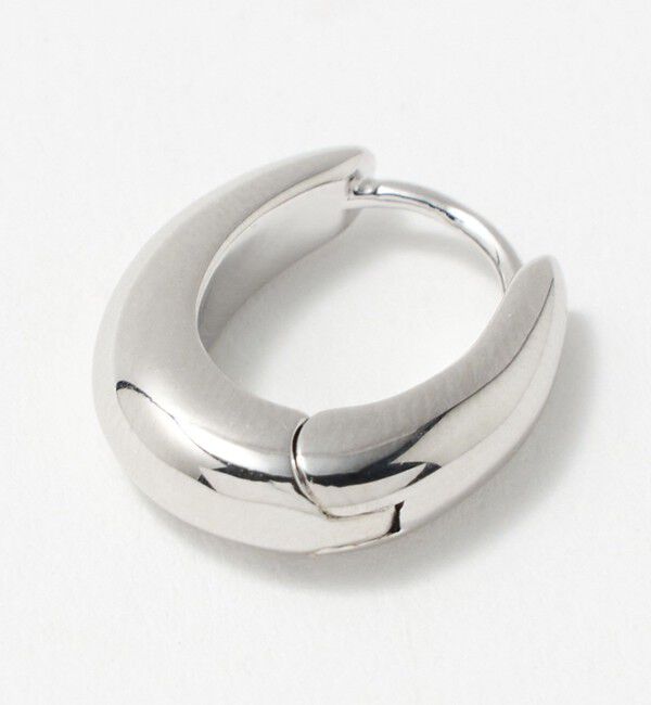 UNITED ARROWS「オーバル フープ ピアス」|ピアス|