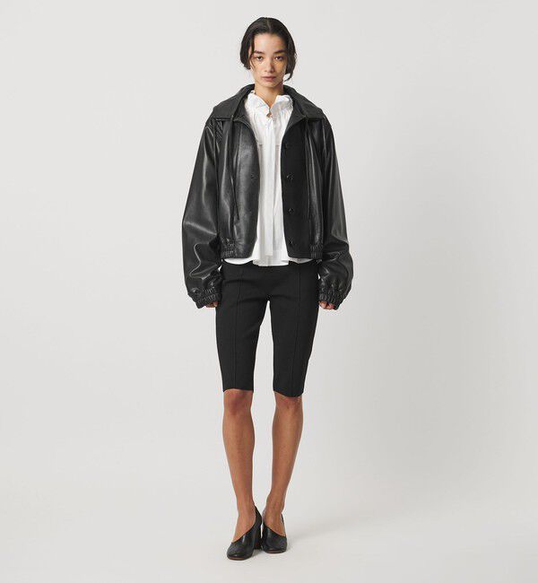 AEWEN MATOPH「＜AEWEN MATOPH＞フードラムレザーブルゾン ‐2WAY‐」|その他|