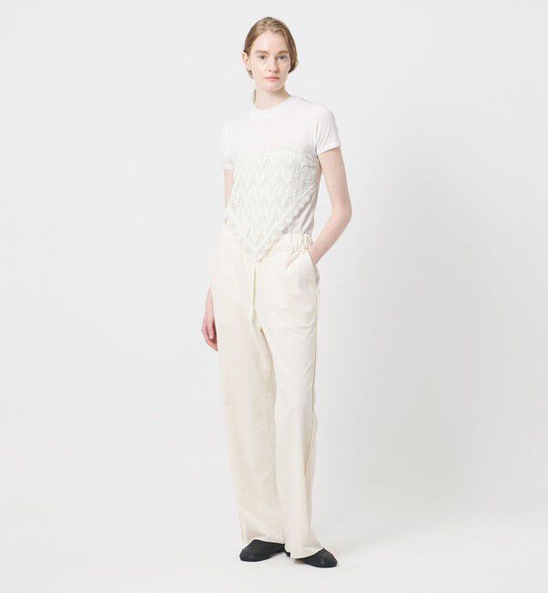 AEWEN MATOPH「＜AEWEN MATOPH＞ニットレーススカーフ」|マフラー|