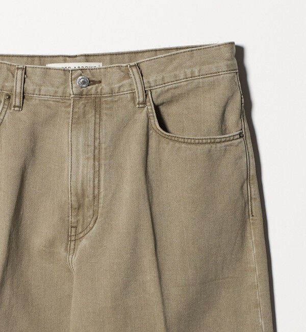 UNITED ARROWS「ロープ染めカラーデニム バギー5ポケット」|デニム|