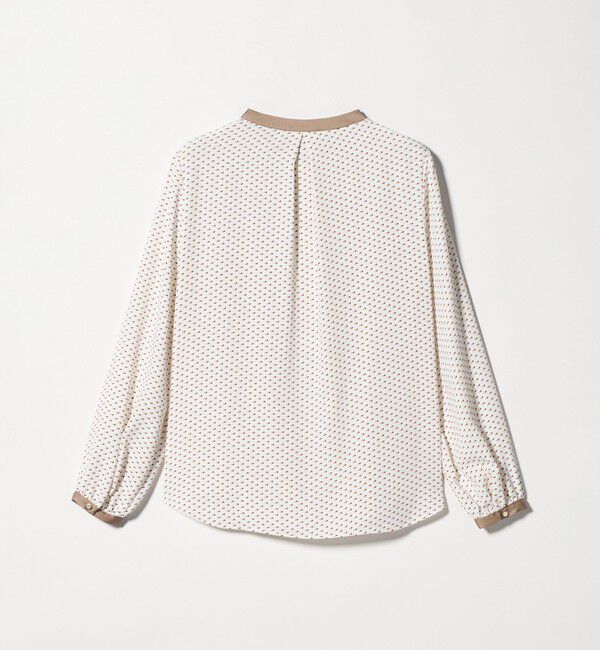 UNITED ARROWS「バイカラー パイピング ブラウス ‐ウォッシャブル‐」|シャツ・ブラウス|