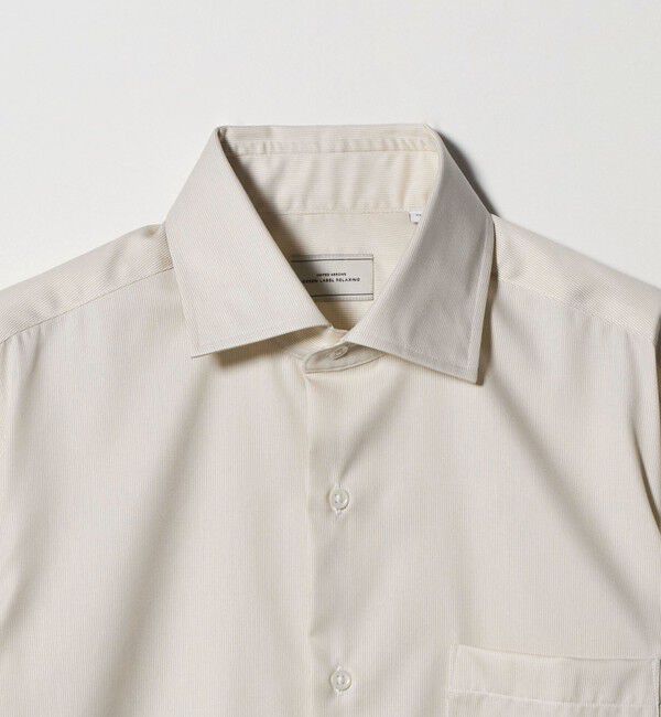 UNITED ARROWS green label relaxing「コットン ナローストライプ ワイドカラー ドレスシャツ -イージーアイロン-」|シャツ・ブラウス|