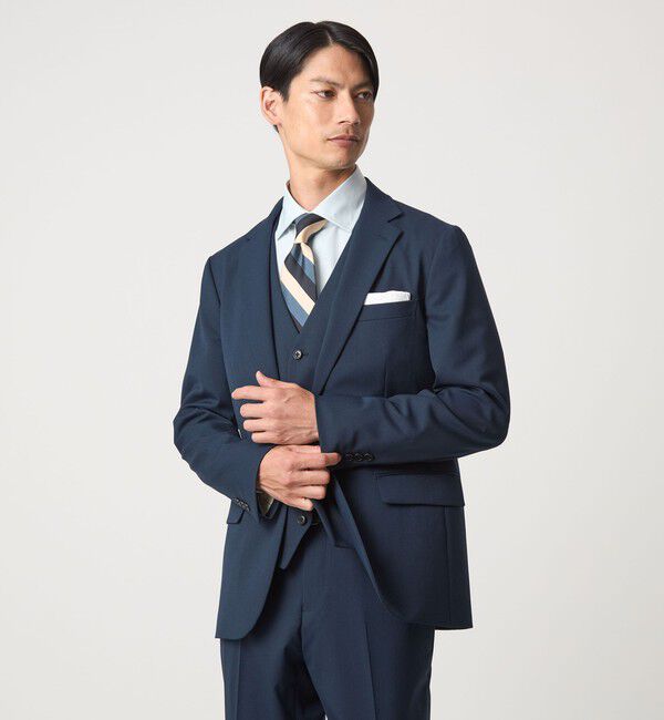 UNITED ARROWS green label relaxing「コットン ナローストライプ ワイドカラー ドレスシャツ -イージーアイロン-」|シャツ・ブラウス|